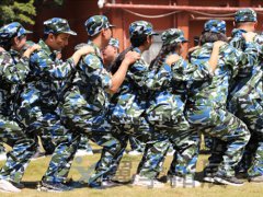 福州新员工军事拓展训练活动